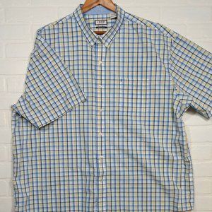 Izod big man 3X short sleeve lightweight button shirt. XXXL